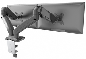 Stolový držiak na dva monitory - plynová pružina - 13-32" small 7