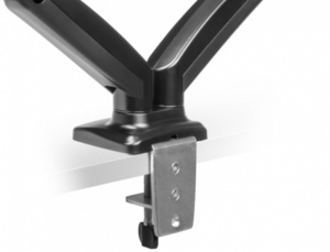 Stolový držiak na dva monitory - plynová pružina - 13-32" small 10