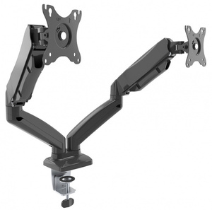 Stolový držiak na dva monitory - plynová pružina - 13-32" small 12