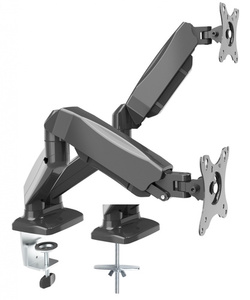 Stolový držiak na dva monitory - plynová pružina - 13-32" small 15