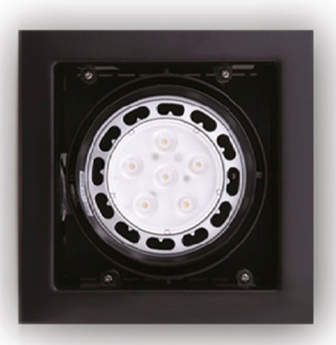 Skontrolujte Zapustené svietidlo Max Light Matrix H0048 čierne AR111 50W