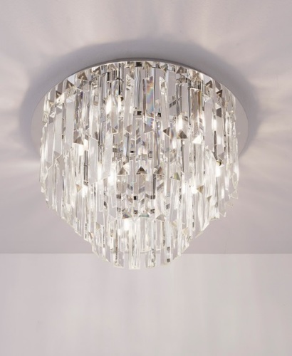Skontrolujte Stropné svietidlo Max Light Monaco C0136 chróm sklo 42 cm 9xG9