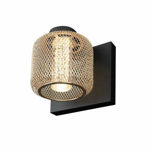 Skontrolujte Nástenné svietidlo Max Light Mesh W0293 zlaté 12x12 cm LED 3000K