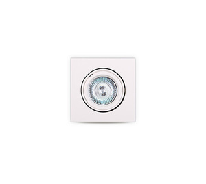 Zapustené svietidlo Max Light Fine H0039 biele kovové GU5.3 50W 9,5 cm small 0
