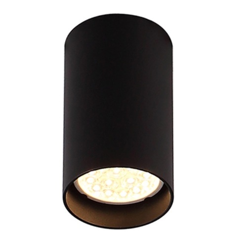 Skontrolujte Plafón Max Light Pet Round C0142 čierny 1xGU10 50W kovový 6 cm
