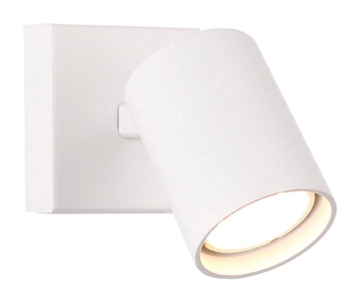 Nástenné svietidlo Max Light TOP W0218 biele kovové GU10 1x50W
