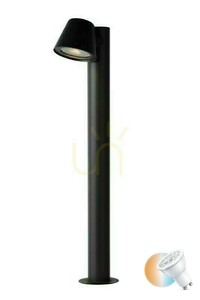 Vonkajšie post svetlo Lucide Dingo antracit LED IP44 70 cm 14881/70/30 small 0