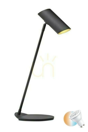 Skontrolujte Stolová lampa Lucide HESTER antracit LED GU10 7W 19600/01/30