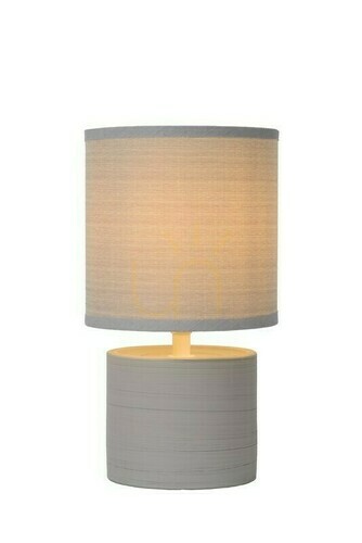Skontrolujte Stolová lampa Lucide GREASBY šedá keramická Japandi E14 47502/81/36