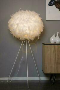 Stojacia lampa Lucide GOOSY biela látková E27 142 cm 71767/50/31 small 2