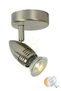 Nástenné svietidlo Lucide CARO-LED strieborné LED 5W GU10 350lm 2700K 13955/05/12 small 0