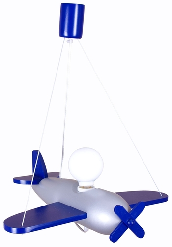 Skontrolujte Detské závesné svietidlo Hellux Clipper modro-strieborné E27 42 cm 1042308