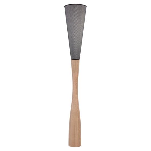Skontrolujte Drevená stojacia lampa Hellux CHINKA dub s čiernym tienidlom, 160 cm, E27