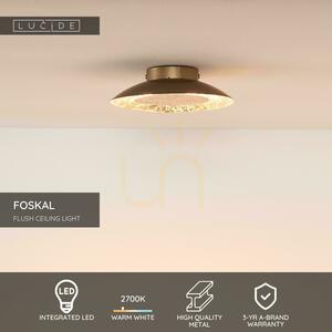 Stropné svietidlo Lucide FOSKAL 79177/06/01, mosadzná farba, LED 6 W, 21,5 cm small 5