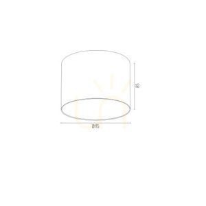 Plafón ARGON Clevland čierny GU10 1x1W 4691 BZ small 3
