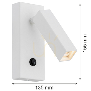 Nástenné svietidlo ARGON ROCK biele G9 4730 small 2