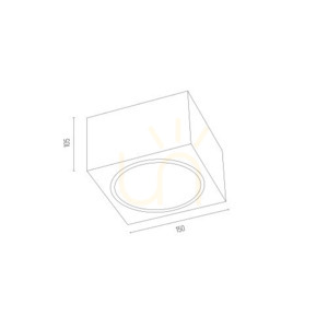 Stropné svietidlo ARGON Rodos Plus biele GU10 4753 BZ small 2