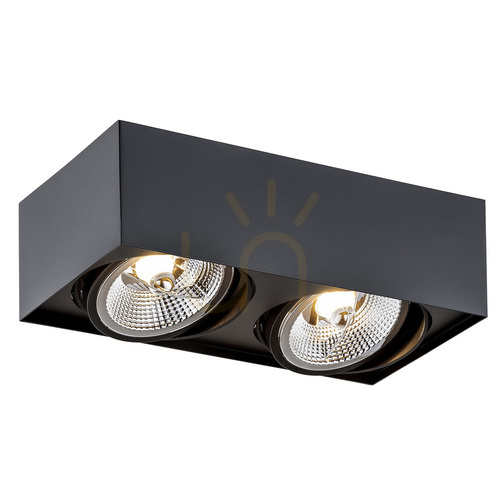 Skontrolujte Plafón ARGON Rodos Plus čierny GU10 2x1W SKU 1049 BZ