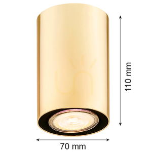 Stropné svietidlo ARGON TYBER PLUS GU10 mosadz SKU 4759 small 3