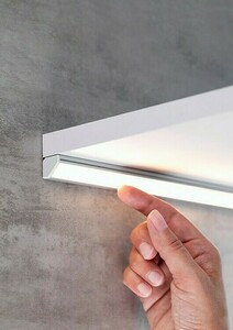 Rohový led profil 45-16 Strieborný elox e6-k1 1m small 5