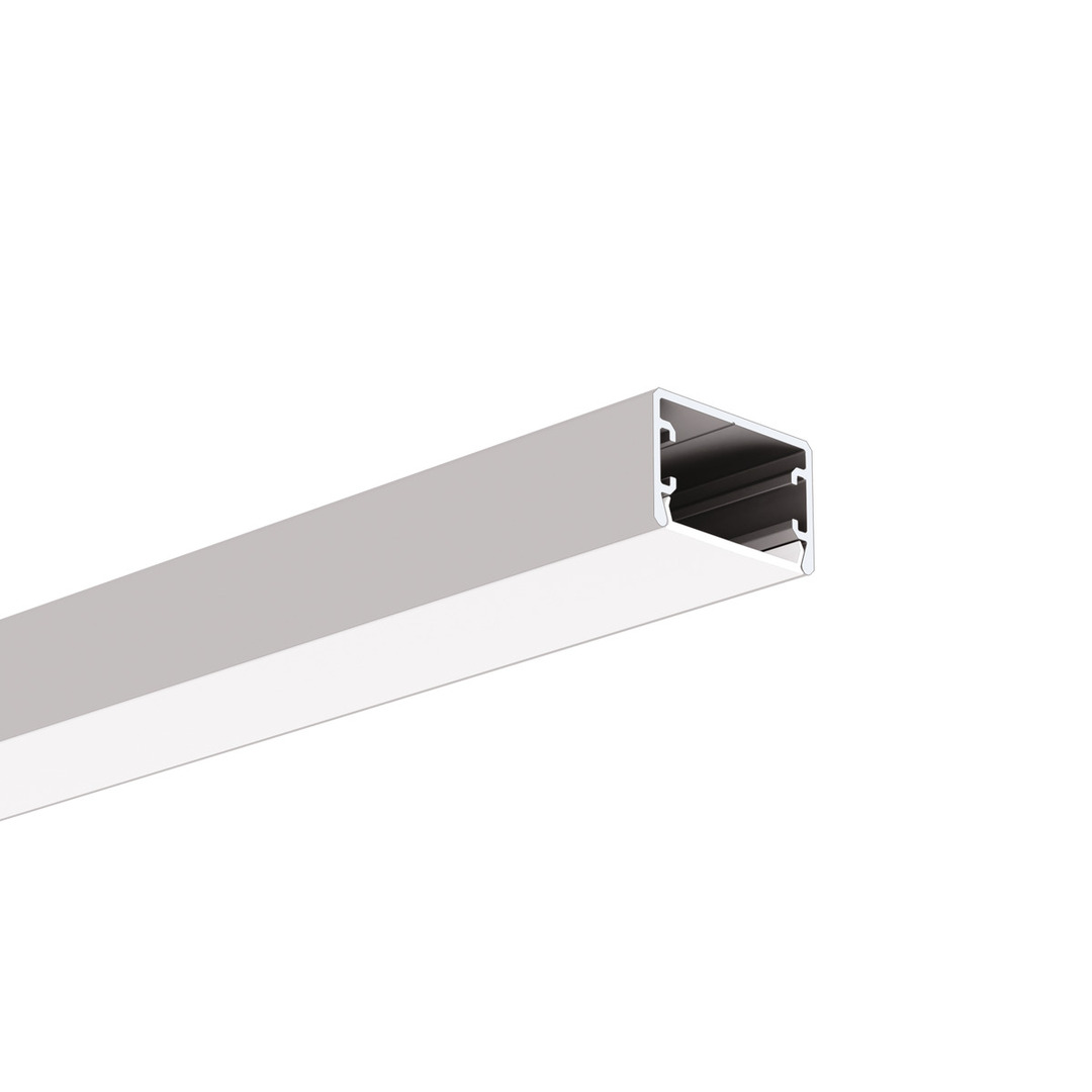 LED závesný profil GLAZA-LL Strieborný eloxovaný e6-k1 1m