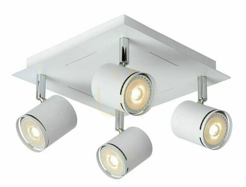 Skontrolujte Plafón Lucide Rilou biely 4xGU10 LED 5W 26994/20/31