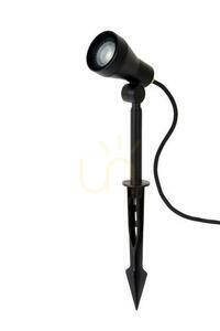 Vonkajšie bodové svetlo Lucide SPIKE LED čierne IP54 GU10 27882/05/30 small 1