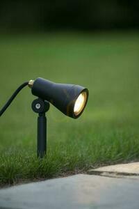 Vonkajšie bodové svetlo Lucide SPIKE LED čierne IP54 GU10 27882/05/30 small 2