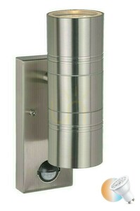 Vonkajšie nástenné svietidlo Lucide ARNE-LED strieborné IP44 14866/10/12 small 0