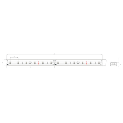 Skontrolujte LED pás WP-K-27-1210-24V 4,8W / m