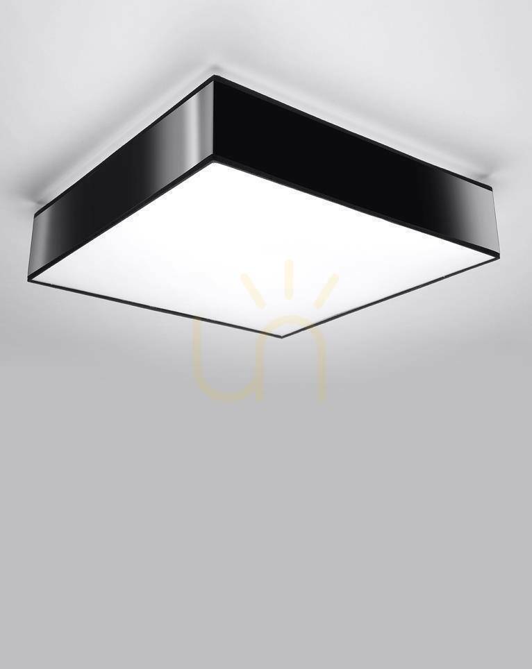 Plafond HORUS 55 čierny Sollux