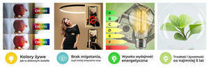 Závesné svietidlo RIO 78 biela 4000K Thoro small 11