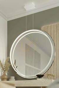 Závesná lampa RIO 110 biela 4000K Thoro small 4