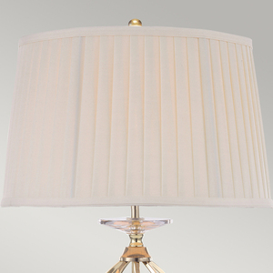 Stolná lampa Aegean 1 Light - leštená mosadz Elstead small 1