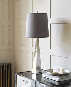 Svetlá stolná lampa Ascent 1 - Leštený Nikle Elstead small 1