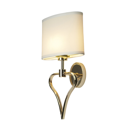 Skontrolujte Svetlo na stenu Falmouth 2 Light - French Gold Elstead