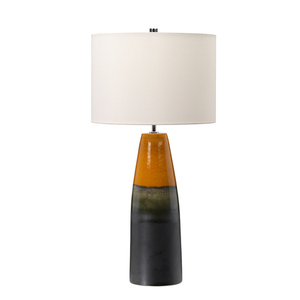 Pálený dub 1 Svetlá stolová lampa Elstead small 1