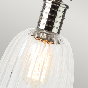 Svetelná stolná lampa Douille 1 - Leštený nikel Elstead small 3