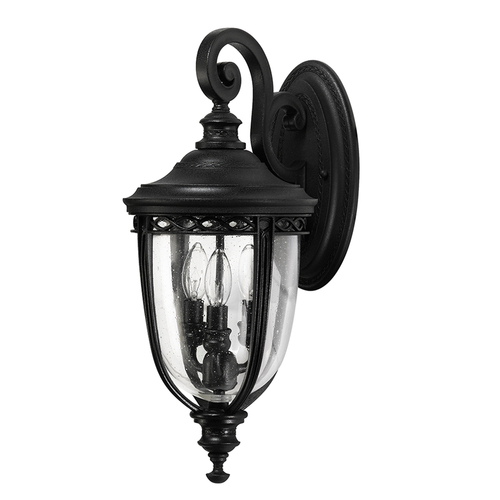 Skontrolujte Anglická uzda 3 ľahká stredná nástenná lampa - Black Elstead