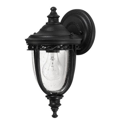 Skontrolujte Anglická uzda 1 ľahká malá nástenná lampa - Black Elstead