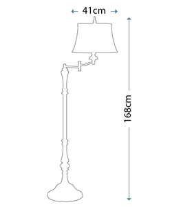 Svetlá stojaca lampa Gibson 1 Elstead small 2