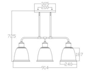Luster Hobson 3 Light Island Ageed Mosadz Elstead small 5