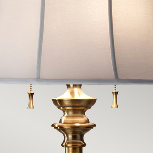 Svetlá stojaca lampa v kajute 2 - Bali Brass Elstead small 4