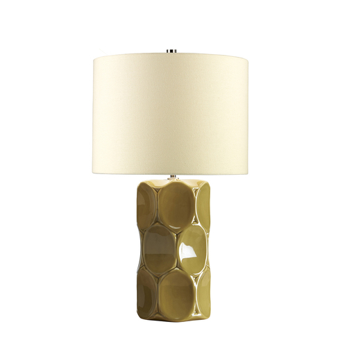 Skontrolujte Zelená Retro 1 svetelná stolová lampa Elstead