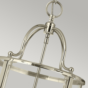 Gentry 4 Light Medium Pendant Lamp - leštený nikel Elstead small 2
