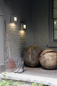 Malé nástenné LED svietidlo Luna - Satin Black Elstead small 1