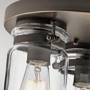 Plafón Brinley 3 - Olde Bronze Elstead small 2