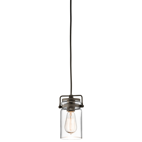 Skontrolujte Mini závesné svietidlo Brinley 1 Light - Olde Bronze Elstead