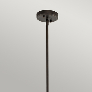 Everly 1 Light Medium Pendant Lamp - Olde Bronze Elstead small 1