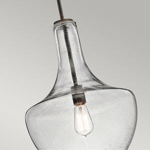 Everly 1 Light Medium Pendant Lamp - Olde Bronze Elstead small 2